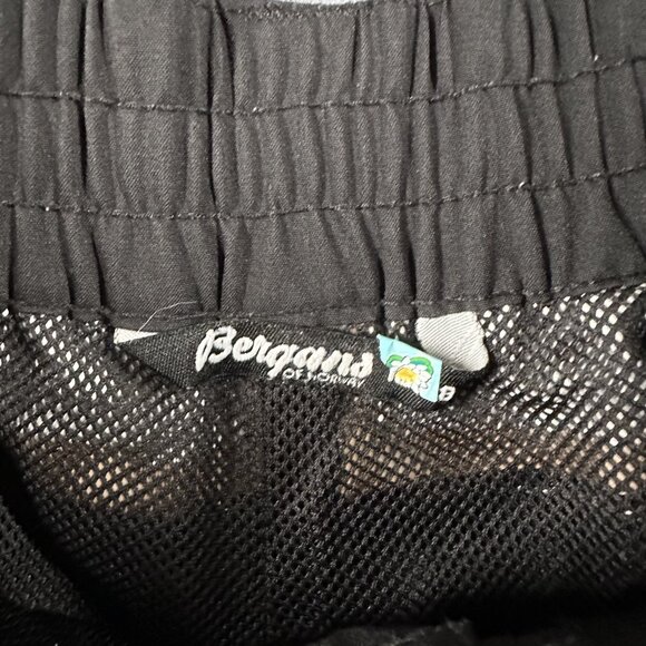 Bergans of Norway Youth Pants Size 8 Black Waterproof Outdoor Ski Snow Shell - Picture 7 of 15